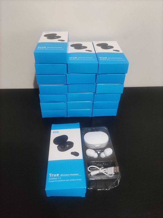 earphones bluetooth brancos e pretos (19 pares disponiveis)-