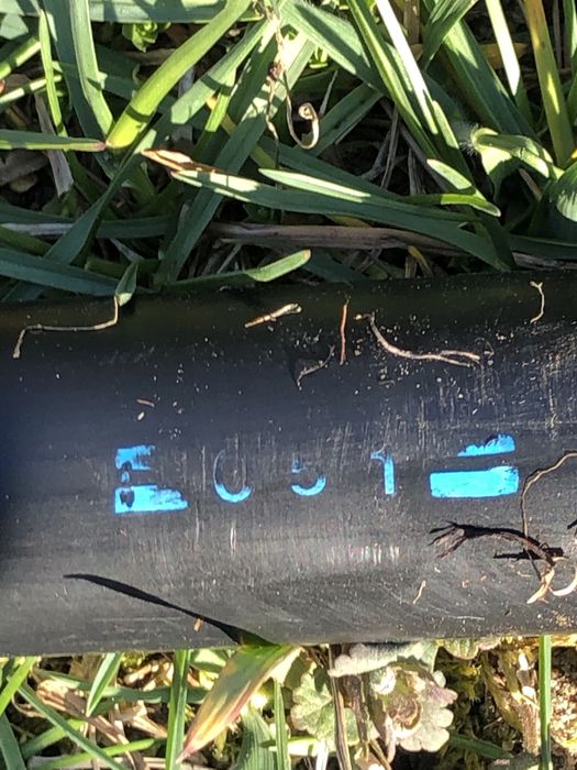 Rura plastikowa  o sredicy 25x2.3mm