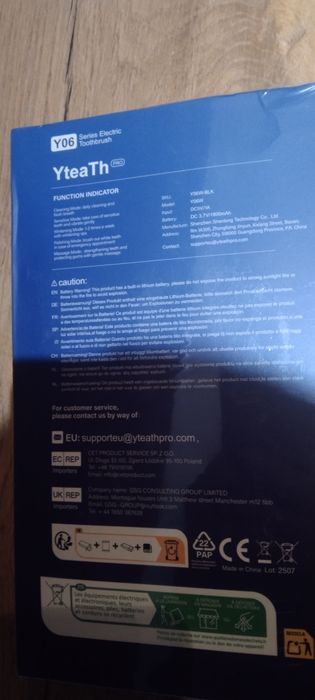 Szczoteczka elektryczna nowa