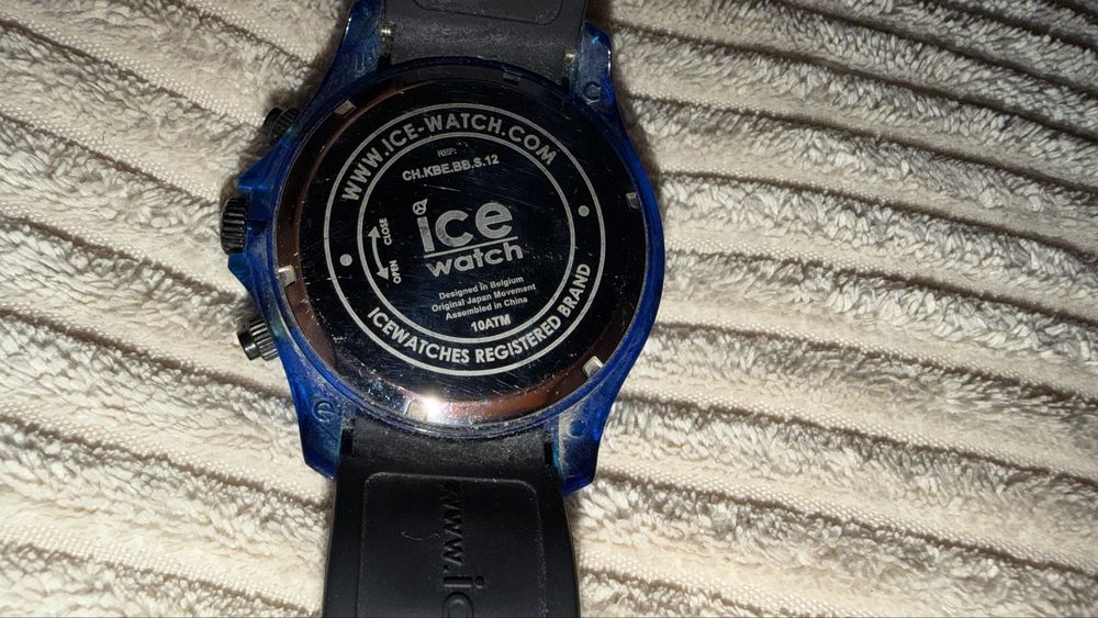 Relógio Ice Watch Chrono Elektrik 53mm Azul – Estilo Desportivo