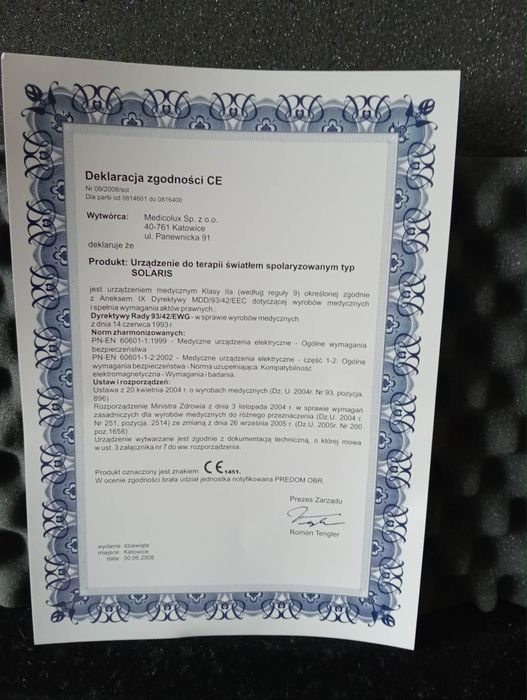 Lampa lecznicza solairs medicolux