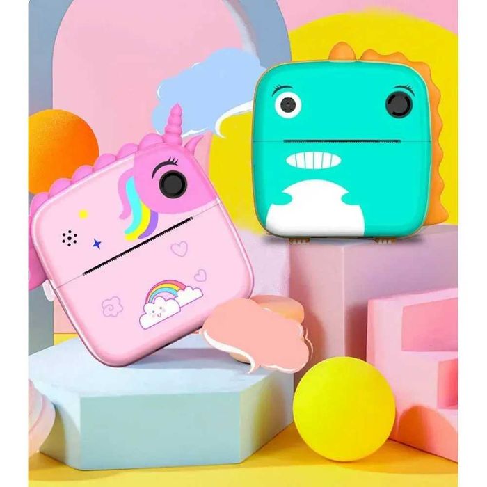 Дитяча фотокамера A20 з функцією друку Зелений