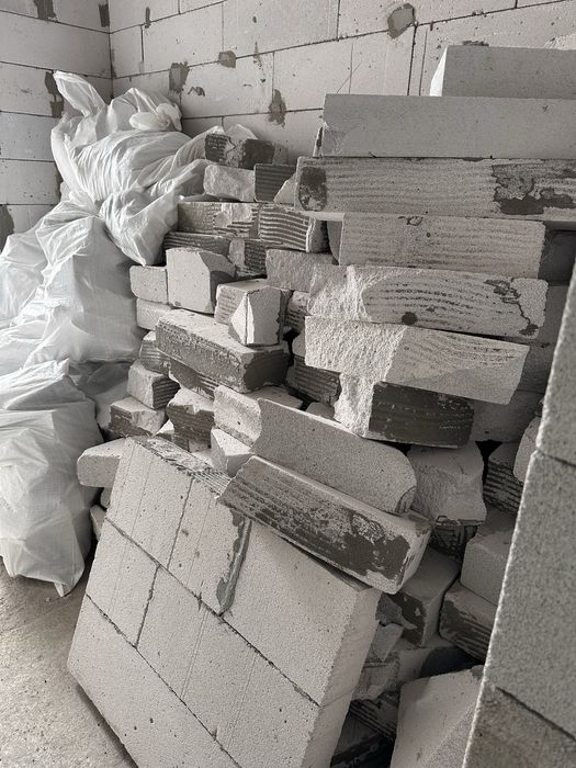 Газоблок після демонтажу стін
