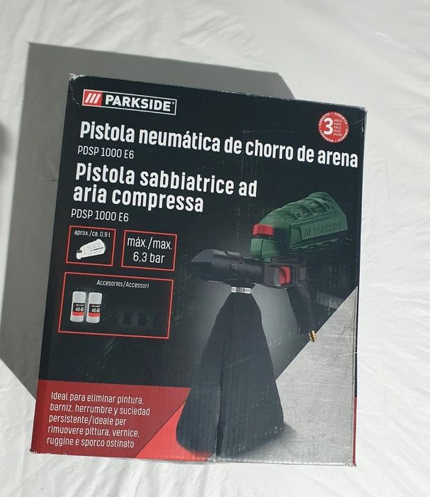 Pistola de Jato de areia Pneumática