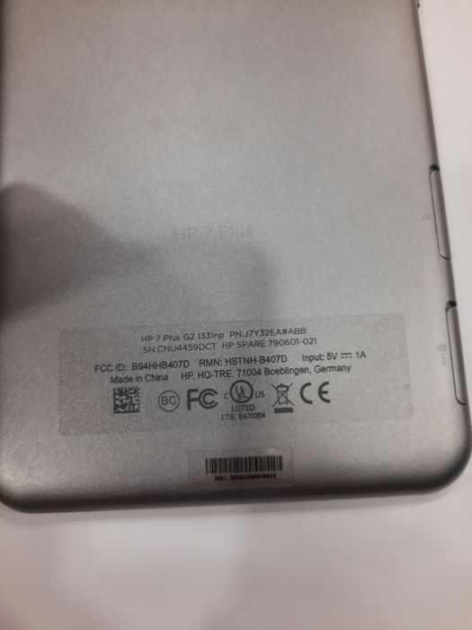 Tablet HP Plus G2
