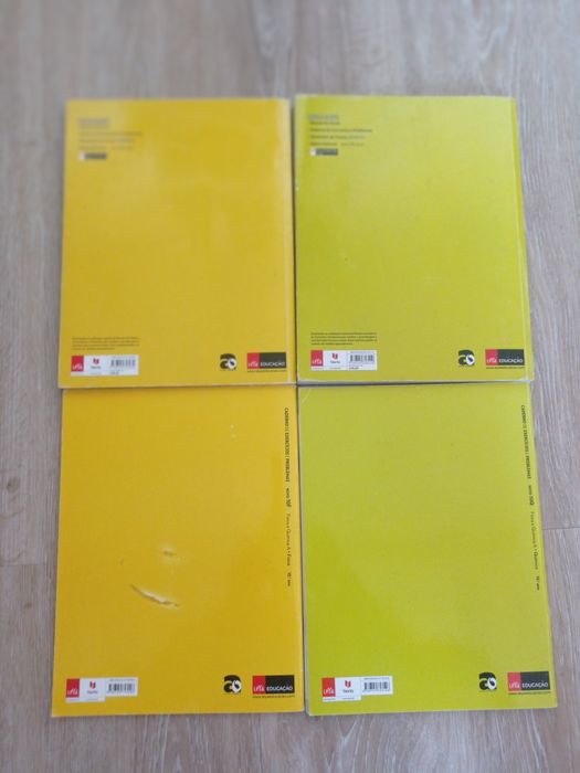 Manuais e Cadernos de atividades Fisica e Química 10 °ano
