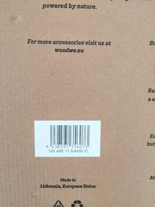 Macbook Skin Air 11" bambus