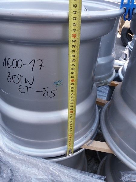 NOWE FELGI 16,00-17 ET-55 8 otwrów do Przyczep Leśnych C.Brutto