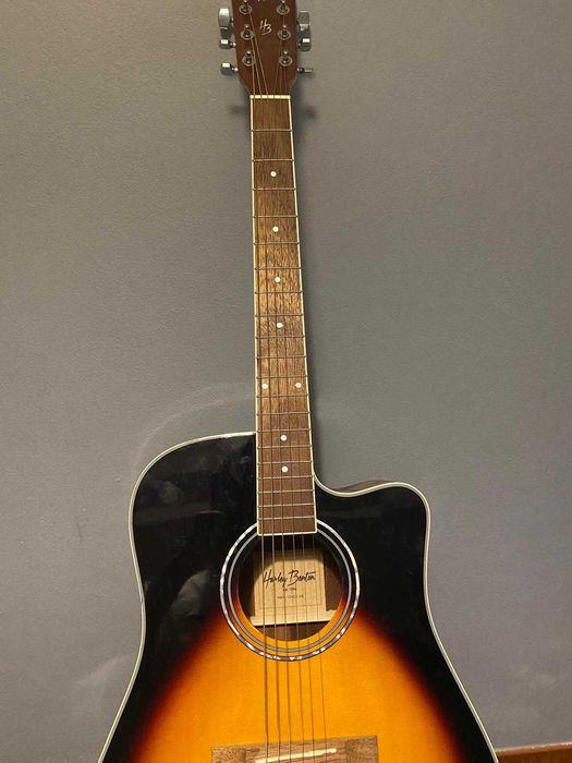 guitarra acústica elétrica - Harley Benton