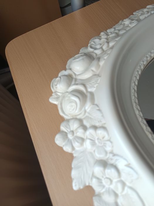 Lustro ceramiczne owalne