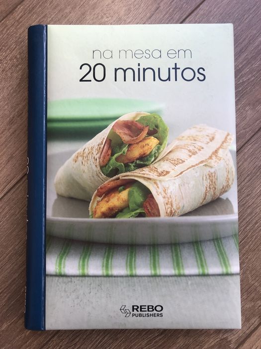 Livros receitas (“Na mesa em 20 minutos” e "Receitas para dois")