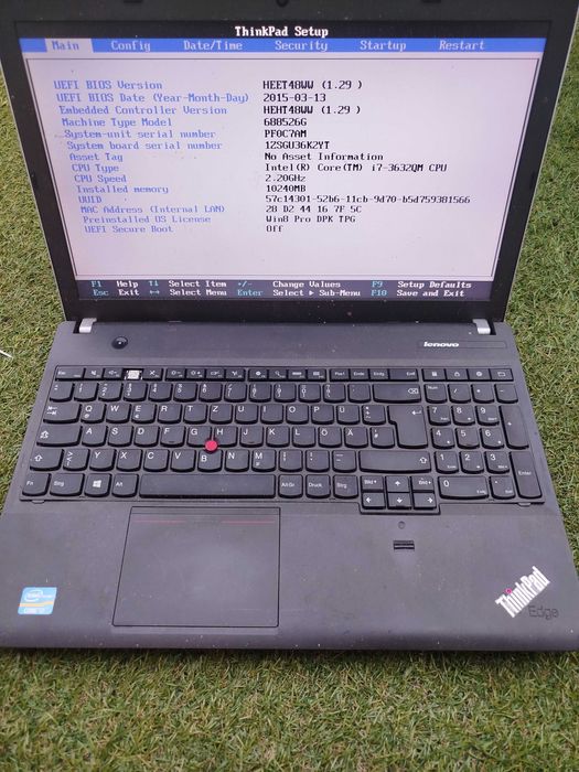 Ноутбук Lenovo ThinkPad E531 (i7, 10GB ОЗУ )