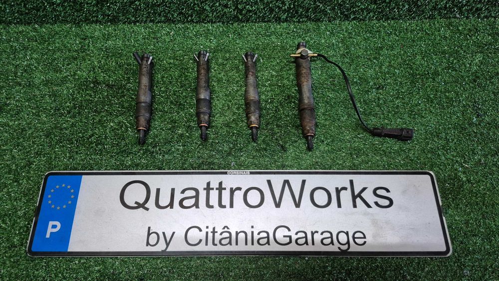 4 Injetores originais 1.9 TDI AFN 110cv Audi VW Seat Skoda 028130201T e 028130201S