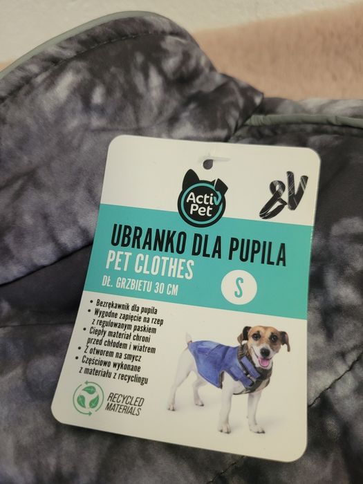 Bezrekawnik dla psa s