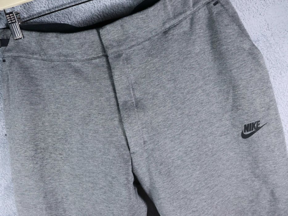 Nike męskie spodnie dresowe szare dresy bawełna joggery slim fit L