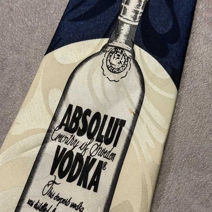 Vintage Krawat Absolut Tie Swag Trendy Patterned