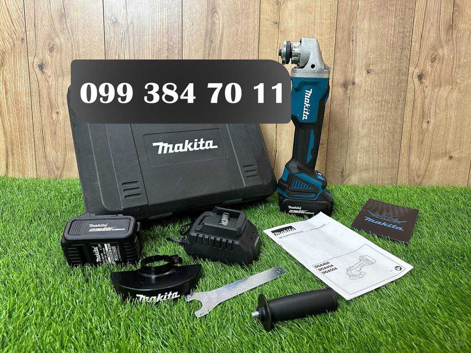 Акумуляторна Бельгійська Болгарка Makita DGA404 Безщіткова 1200Вт 24В