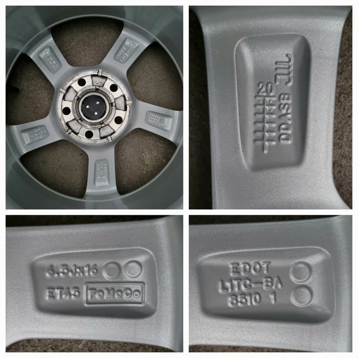 Koła Zimowe Alu z czujnikami 16" Ford Puma 5x108 SuperStan Oryginalne