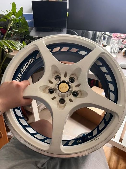 Felgi JDM - Volk Rays Challenge F-Zero 5x100 | 17x7 | Fajny stan