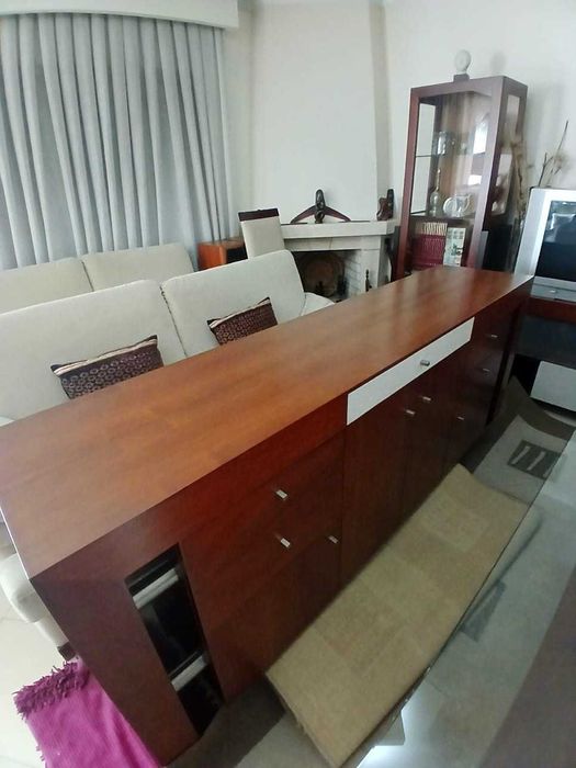 Mobília sala de jantar + sala de estar + móvel pequeno