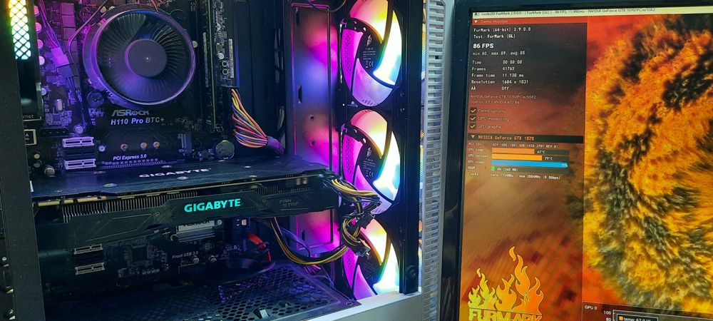 Игровой компьютер  (Core i5/ ОЗУ 8gb / SSD+ HDD/gtx 1070 8гб )