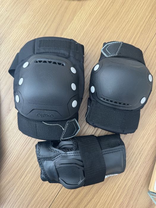 Capacete e proteçoes