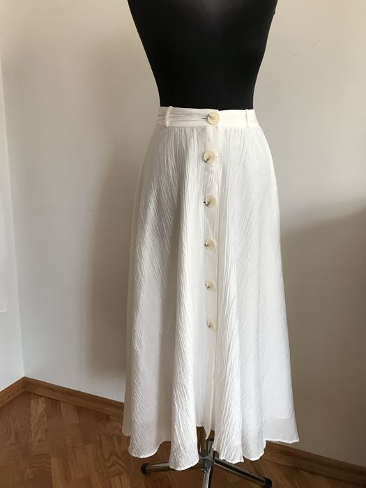 Біла спідниця ZARA розмір M
