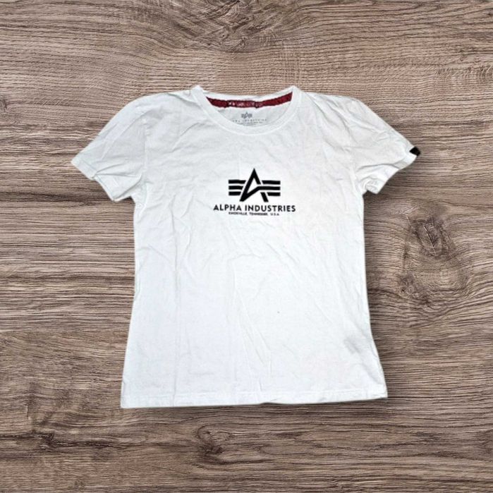 Koszulka Alpha Industries M biała