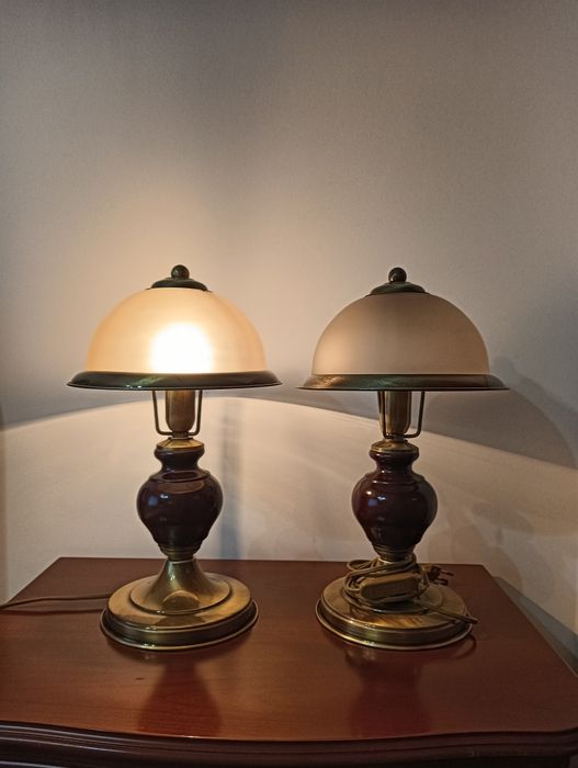 Conjunto de candeeiros de quarto