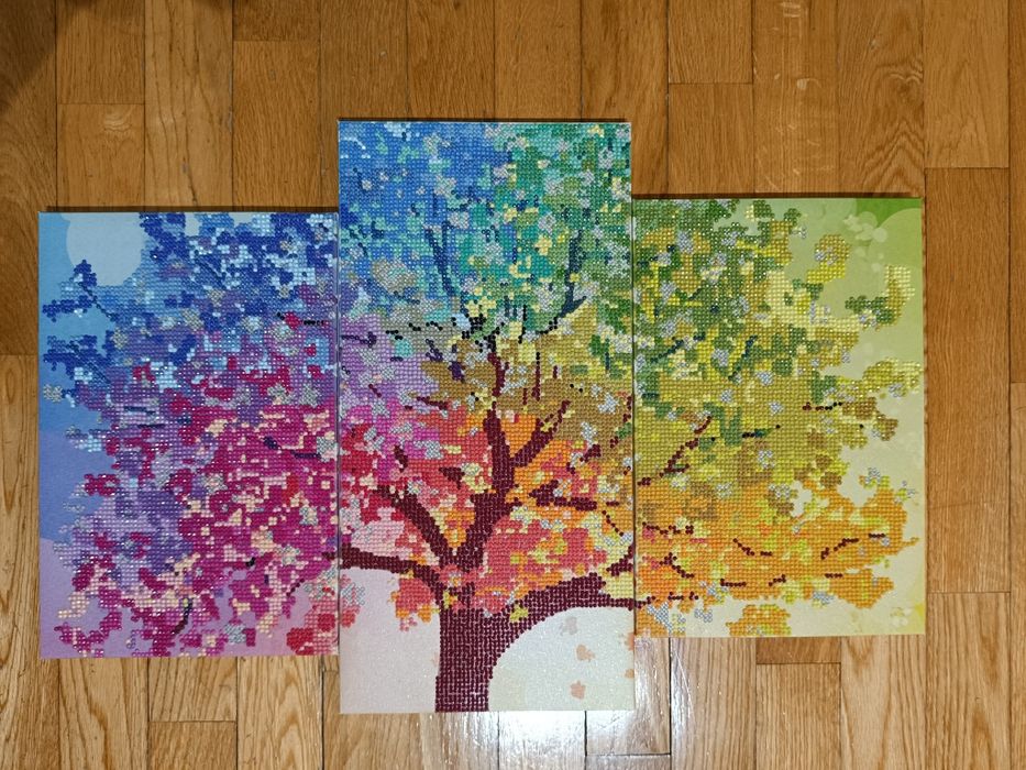 Quadro Árvore diamantes