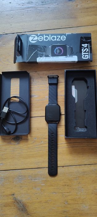 Zeblaze GTS 4 Smartwatch Zegarek Dotykowy 100 Trybów Pomiar Tętna Czarny