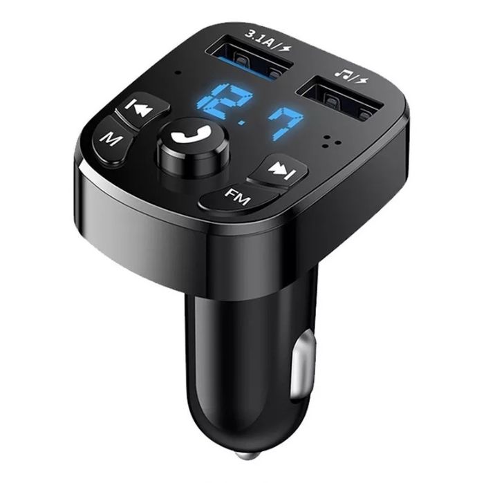 FM Bluetooth, MP3! 12v isqueiro carro sintonizador e carregador USB