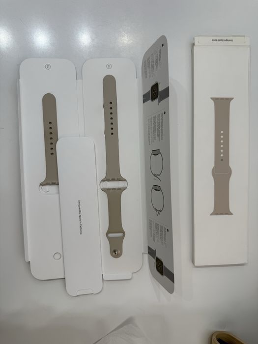 Apple Watch Series 7 45 mm GPS + Cellular – Starlight – komplet