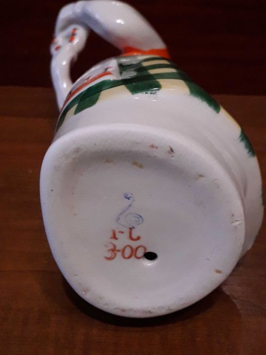 Статуетка Дівчина з куманцем та півень ГФЗ - виробник СРСР.