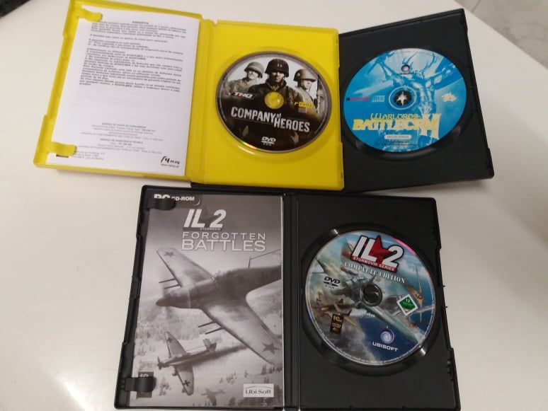 Jogos PC: Company of Heroes; IL2 Sturmovik Series