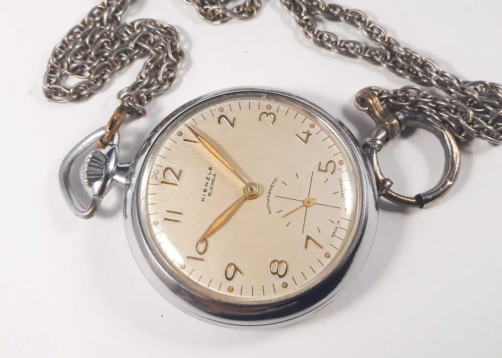 Zegarek kieszonkowy niemiecki Kienzle 15 kamieni