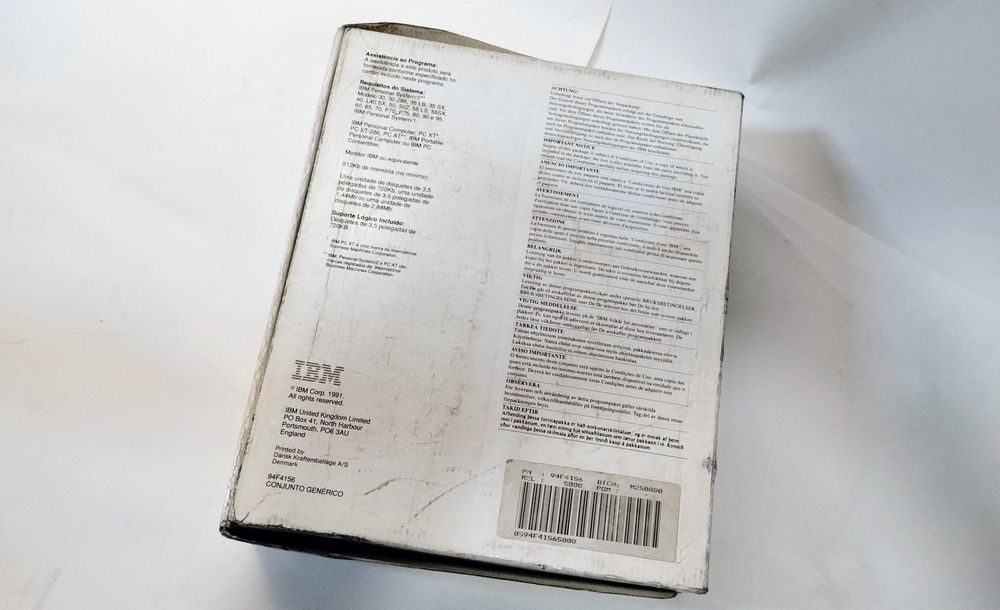 Venda Software MS-DOS 5.0 IBM Disquetes - Edição Original64738680300801124