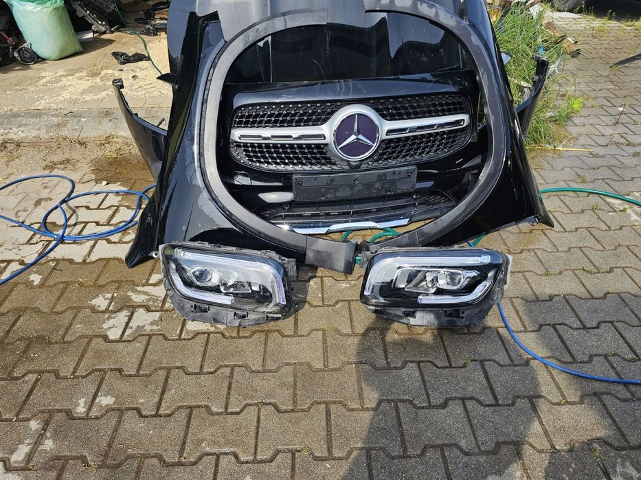 zderzak maska lampa pas chłodnice komplet mercedes glb 247 pakiet amg