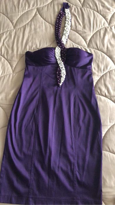 Vestido roxo super elegante