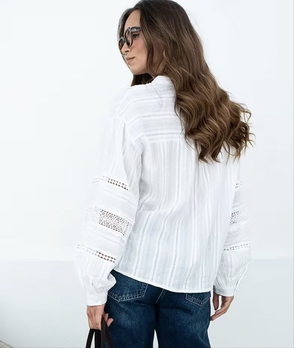 Вишиванка нова біла 46 р