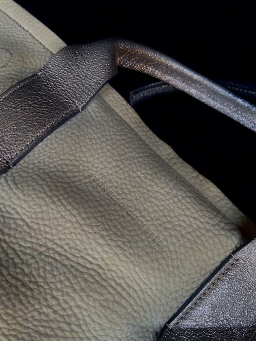 оригінальна сумка Brunello Cucinelli Large Leather Tote