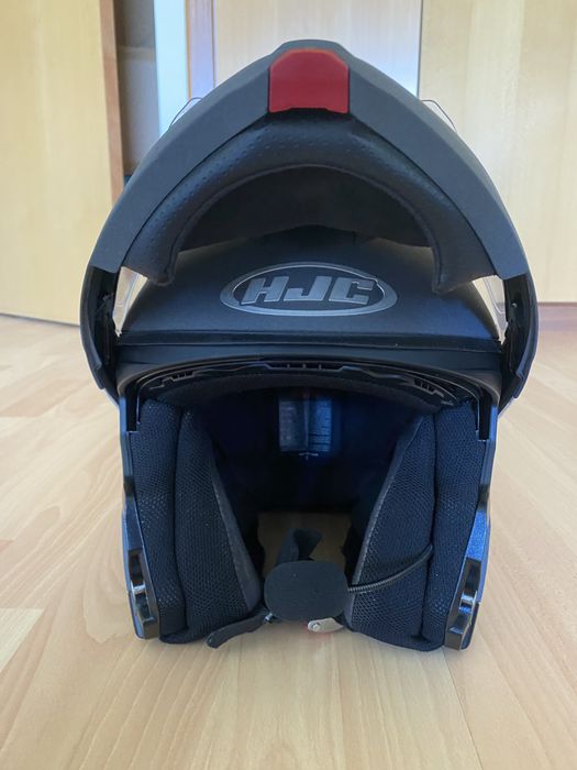 Capacete modular HJC i90 Cinza