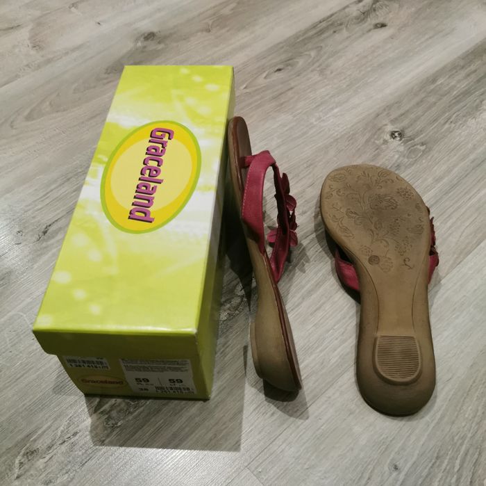 Klapki japonki rozm 38 wkl 24,5 cm