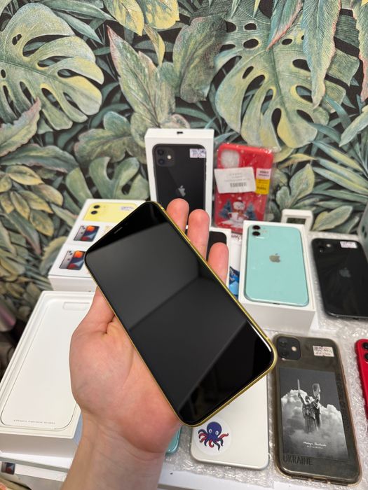 iPhone 11 128GB Neverlock Айфон 11 128ГБ Жовтий 100%акб TradeIN Вибір