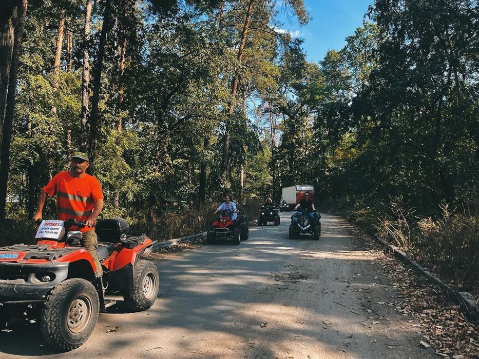 Прокат квадроциклов, поїздки на квадроциклах, джип(офроуд), мотоцикл ...