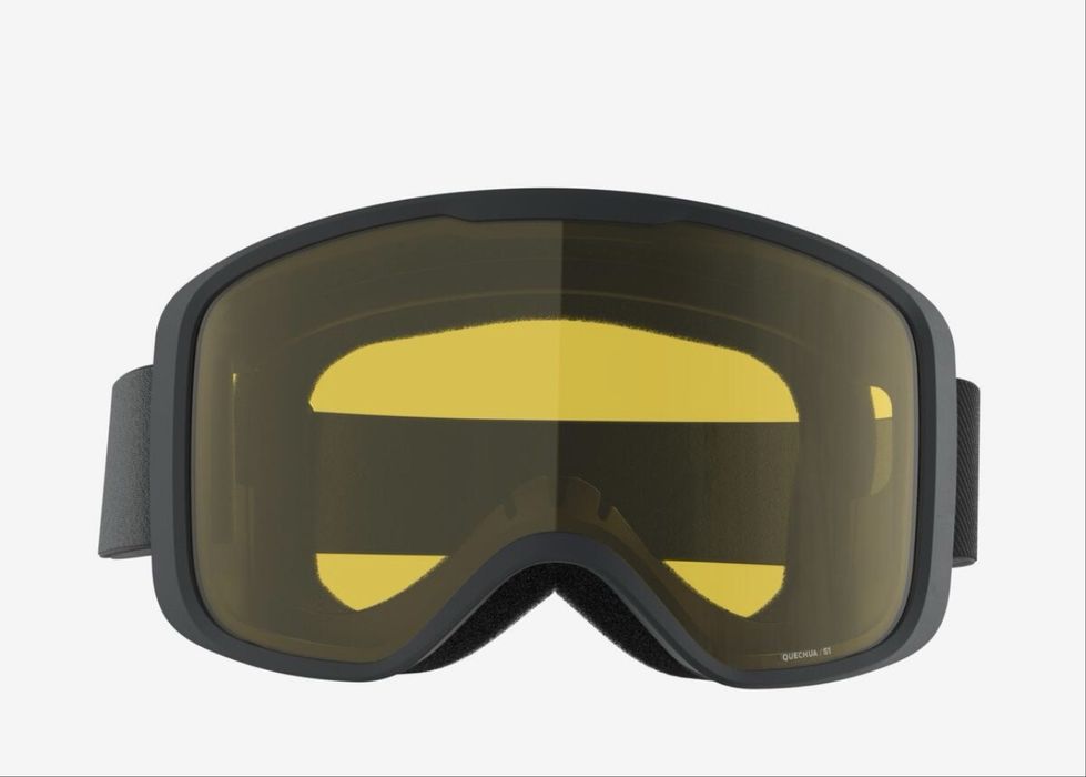 MÁSCARA DE SKIE SNOWBOARD MAU TEMPO ADULTO E CRIANÇA - G 100 S1-PRETO