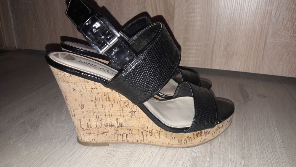Sandałki czarne NINE WEST