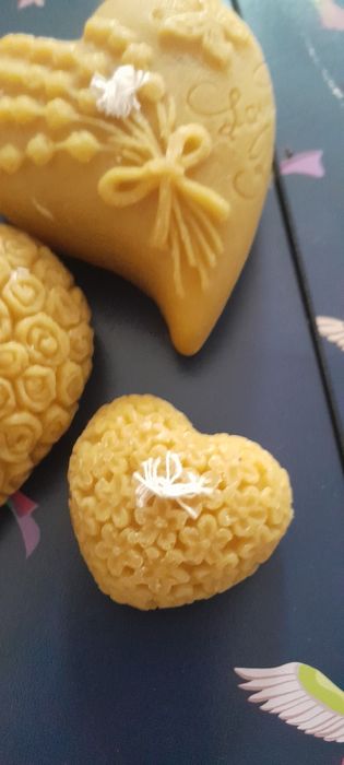 Zestaw świeczek. Rękodzieło