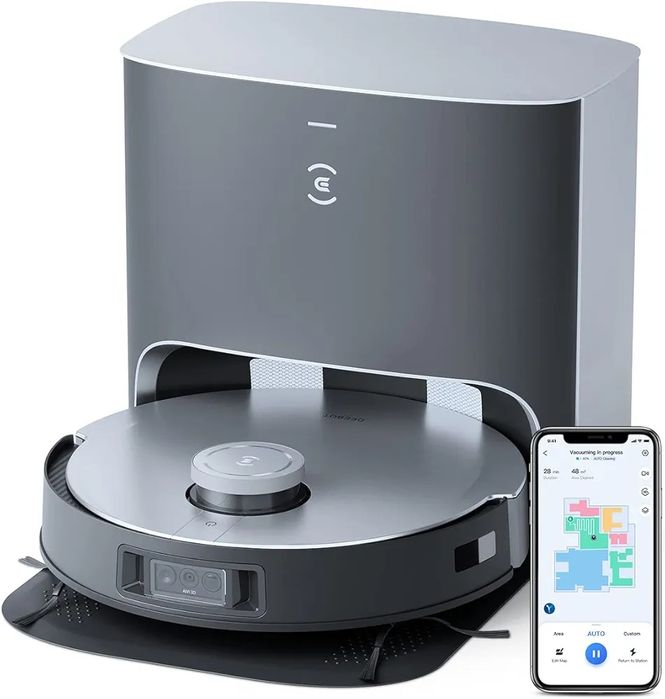 Ecovacs deebot x1 plus robot sprzątajacy ze stacją funkcja wycierania