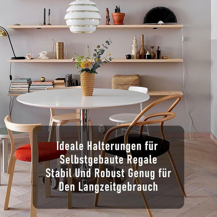 Набор скрытых кронштейнов для полок 30см 8шт